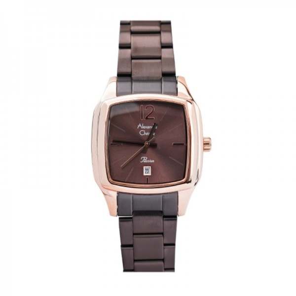 Alexandre Christie AC 2454 Rosegold Brown Steel LDBROBO